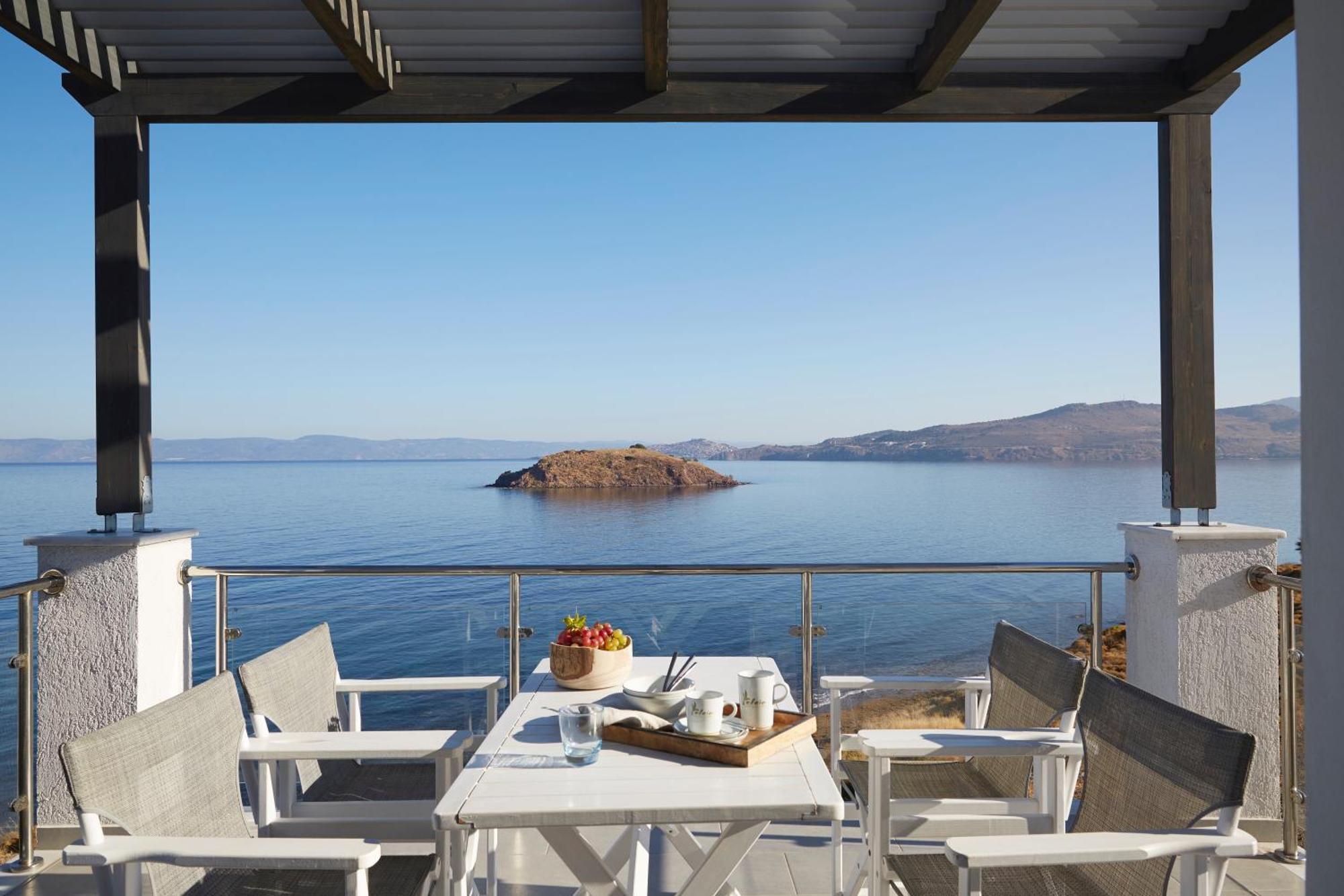 Eleia Seafront Rooms & Villas Pétra Eksteriør bilde
