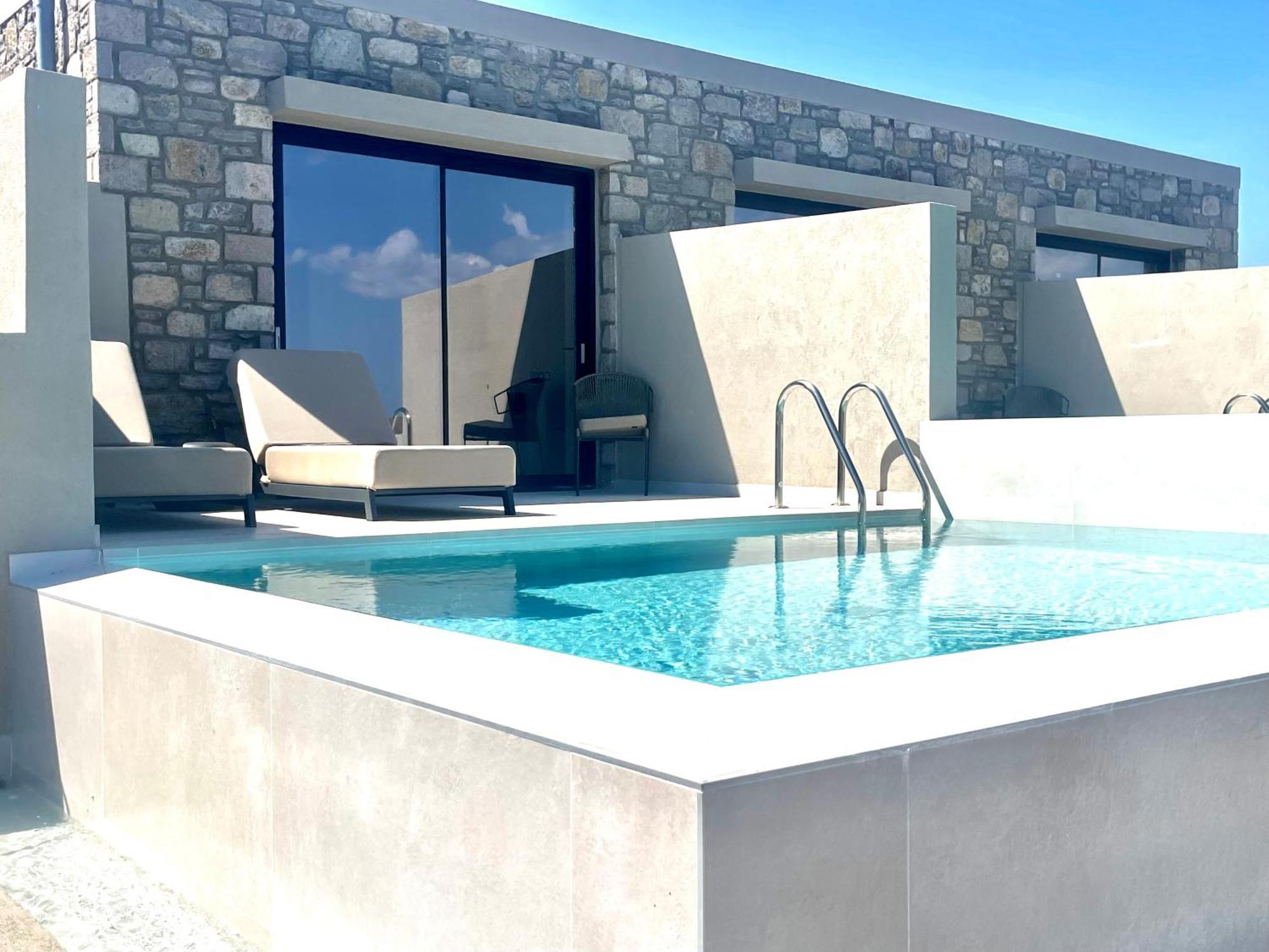 Eleia Seafront Rooms & Villas Pétra Eksteriør bilde