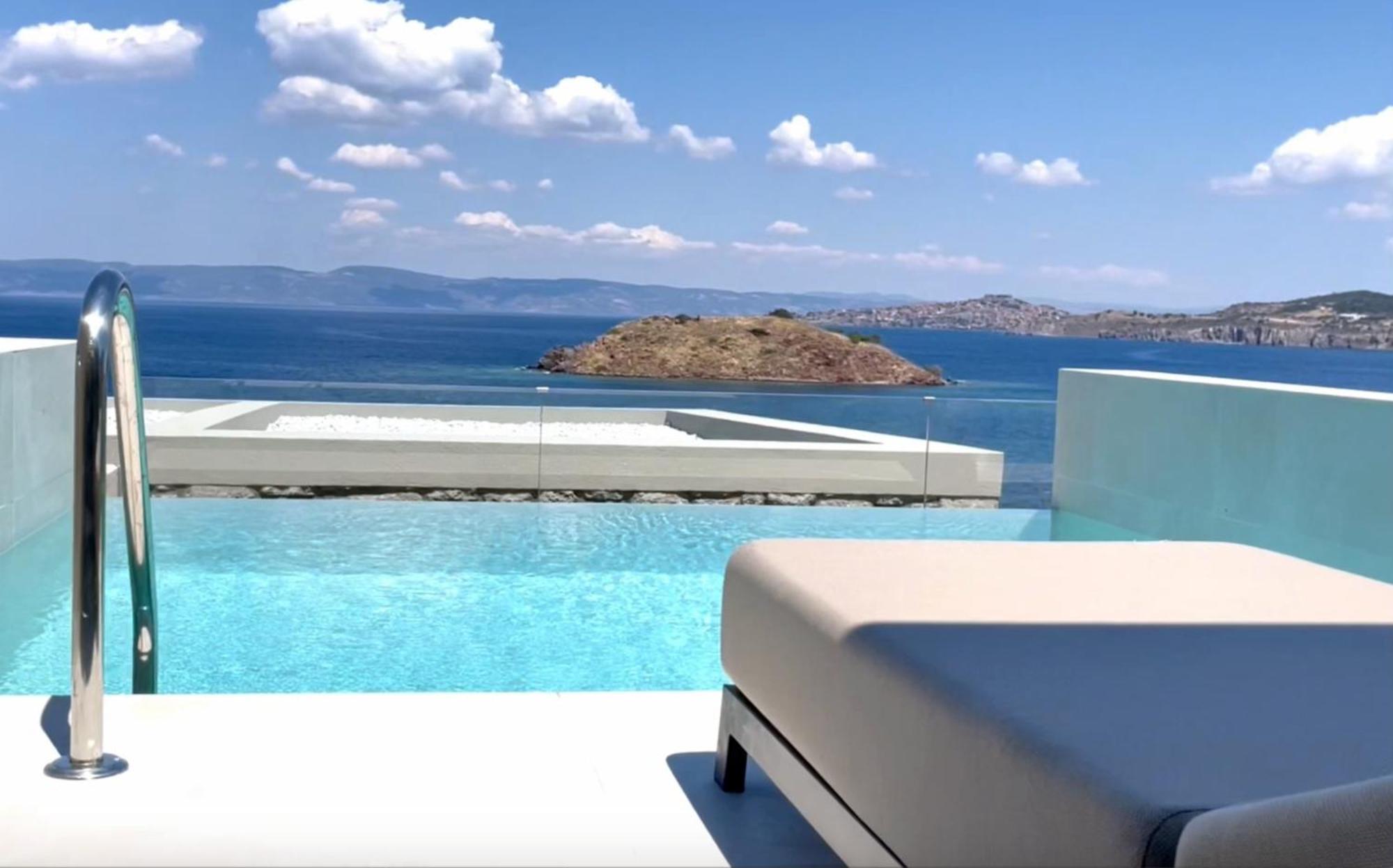 Eleia Seafront Rooms & Villas Pétra Eksteriør bilde