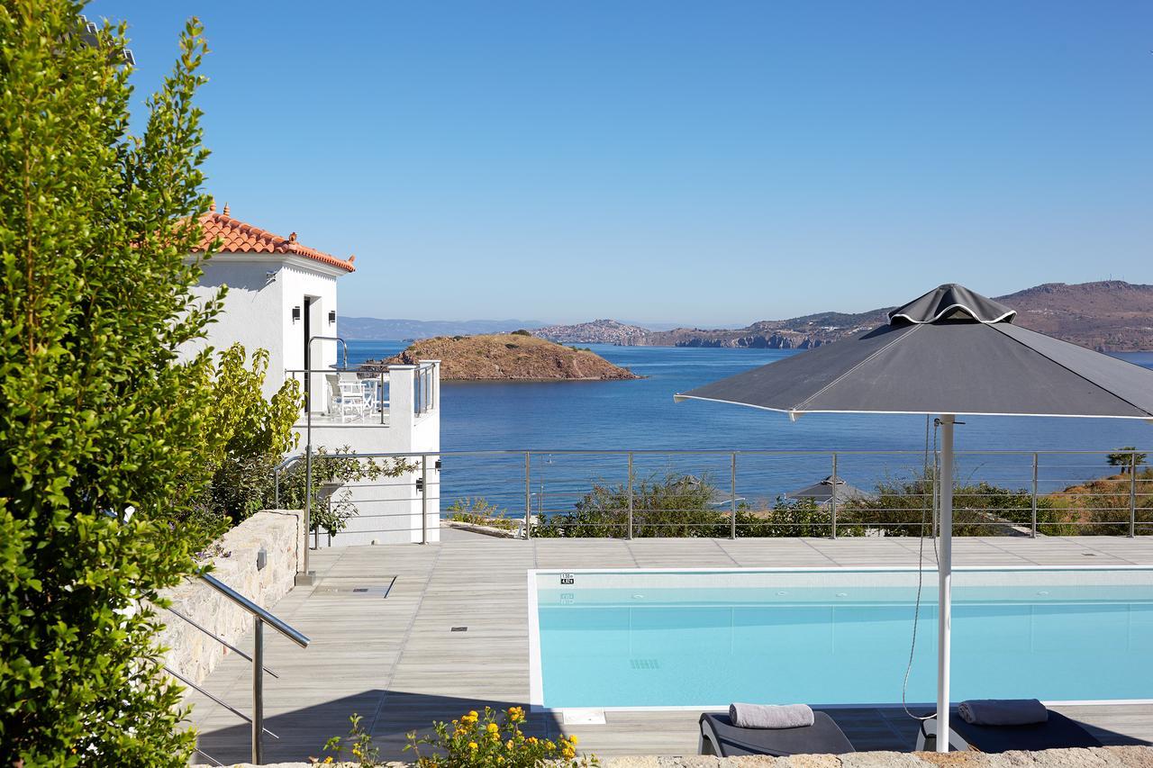 Eleia Seafront Rooms & Villas Pétra Eksteriør bilde